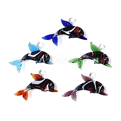 Pendentifs vernissées manuelles&nbsp;LA-N048-20