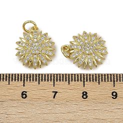 Colgante micropavé cubic zirconia de latón&nbsp;KK-I358-063G-G