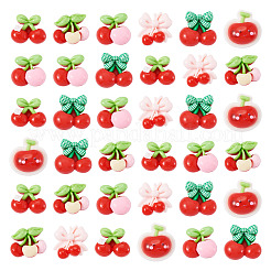 50 Stück opake Harz-Cabochons&nbsp;CRES-TA0004-98