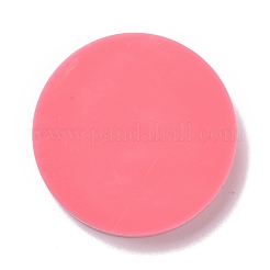 Stampini in silicone tondi piatti con motivo floreale&nbsp;DIY-F109-03