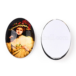 Cabochons di vetro&nbsp;GGLA-T004-01U