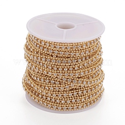 Chaînes en laiton avec strass&nbsp;CHC-D026-11G