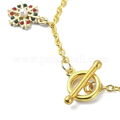 Bracelet à breloques en alliage de strass&nbsp;BJEW-JB09786