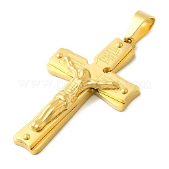 Pendentifs en acier inoxydable 304 avec placage ionique (IP)&nbsp;STAS-D110-29G