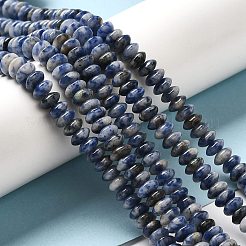 Natürliche blaue Fleck Jaspis Perlen Stränge&nbsp;G-Z030-A01-01