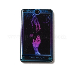 Pendentifs acryliques imprimés recto-verso&nbsp;MACR-M022-02E