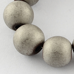 Non magnetici perle ematite sintetico fili&nbsp;G-Q933-6mm-06