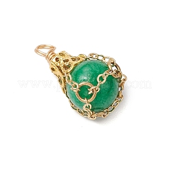 Teñidos colgantes de jade blanco natural&nbsp;PALLOY-JF03396-05