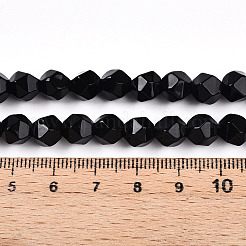 Natürlichen Obsidian Perlen Stränge&nbsp;X-G-T139-8mm-50