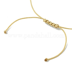 Bracelets tressés en perles de pierres précieuses de guérison rondes réglables de 8 mm pour l'anxiété&nbsp;BJEW-JB10902