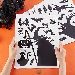 Décorations autocollantes auto-adhésives en plastique pvc imperméable à l'eau sur le thème d'halloween&nbsp;DIY-WH0304-173
