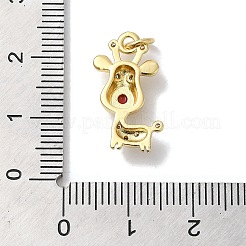 Rack-Plating-Messing-Mikropavé-Zirkonia-Emaille-Anhänger&nbsp;KK-K377-88G-02