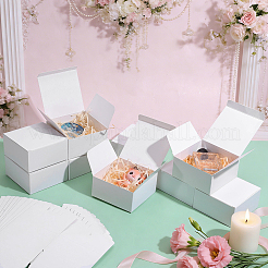 Boîtes d'expédition pliables en papier kraft&nbsp;CON-WH0100-76