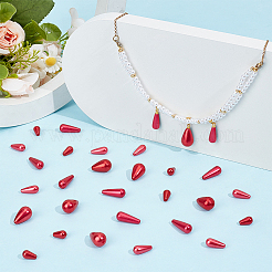 186 pièce 4 styles de perles en plastique ABS&nbsp;KY-WR0001-08