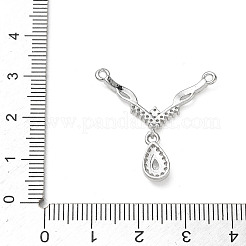 Pendentifs en laiton zircon cubique transparent&nbsp;CU-CBA5C42-06P