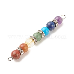 Chakra Verbindungsanhänger aus natürlichen und synthetischen Edelsteinen&nbsp;PALLOY-JF01513