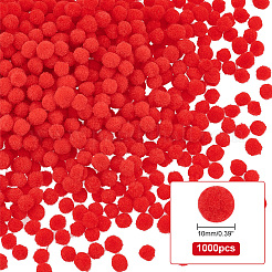 1000pcs DIY Puppe Handwerk Pompon Garn pom pom Kugeln&nbsp;AJEW-PH0004-68