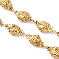 Herstellung von Gliederarmbändern aus Edelstahl 304 in Muschelform&nbsp;AJEW-JB01575