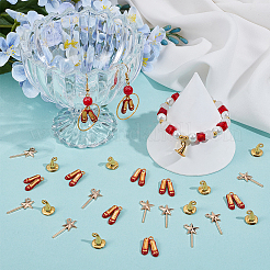 60pcs 3 styles de pendentifs en émail en alliage&nbsp;FIND-SC0017-59