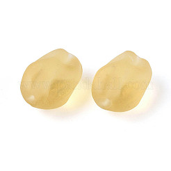 Hebras de cuentas de cristal de murano hechas a mano heladas&nbsp;LAMP-T023-28C