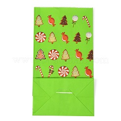 Bolsas de papel kraft con tema navideño&nbsp;CARB-H030-B01