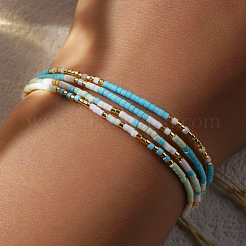 Geflochtene Perlenarmbänder aus Glasperlen&nbsp;QH7231