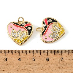 Messing micro pave klare zirkonia anhänger&nbsp;CU-CBA6416-21G