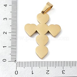 Ionenplattierung (IP) 304 Edelstahl Emaille Strass Anhänger&nbsp;STAS-Q325-05F-G