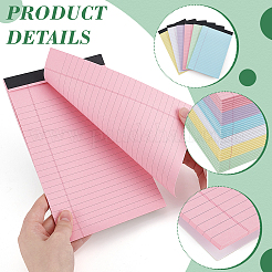36 x Notizbuch aus Papier in 6 Farben.&nbsp;AJEW-WA0001-35