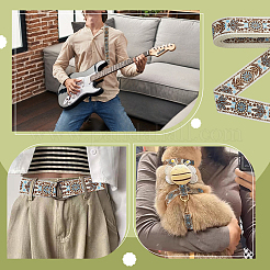 Ruban polyester style ethnique&nbsp;OCOR-WH0101-107C