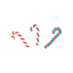 60 pièces 3 couleurs thème de noël cabochons en pâte polymère faits à la main&nbsp;CLAY-CJ0001-31