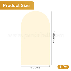1 Stück Polyester-Abdecktuch für Hochzeitsbögen&nbsp;DIY-CN0003-60C