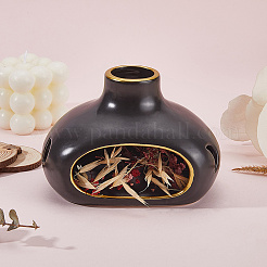 Brûleur à support en porcelaine Palo Santo&nbsp;AJEW-WH20018-74A