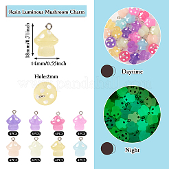 Pendenti in resina opaca luminosa 28 pz 7 colori&nbsp;RESI-TA0002-12