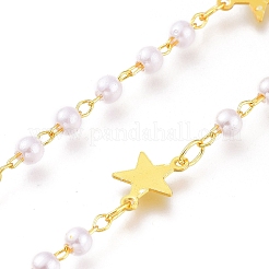 Chaînes à maillons étoiles en laiton&nbsp;CHC-H101-17G