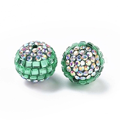 Polymer Ton Strass Perlen&nbsp;RB-L029-04C