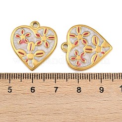 304 Edelstahl mit Emaille-Anhängern&nbsp;STAS-Z166-18G-04