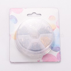 1 scatola 6 color ottone ganci orecchino&nbsp;KK-JP0010-01-NF