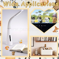 20 Stück 10 Stile Harz-Hunde-Display-Dekorationen&nbsp;DJEW-CJC0010-008