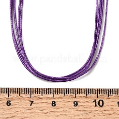 Cordon ciré de 1 mm pour la fabrication de colliers à 5 brins&nbsp;MAK-C005-01Z-G