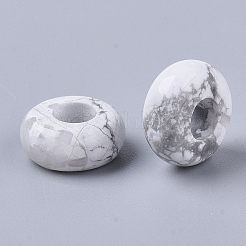 Perle naturali di howlite naturale&nbsp;X-G-Q503-17