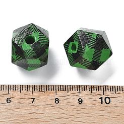 Perles de bois de schima imprimées&nbsp;WOOD-G023-19A