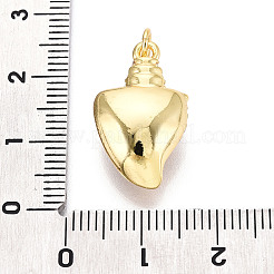 Pendenti in zirconi cubici trasparenti in micro pavè di ottone&nbsp;KK-N268-59G