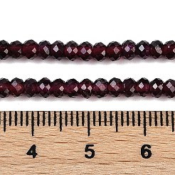 Natürlicher Granat Perlen Stränge&nbsp;G-F778-A05-01