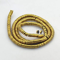 Electroplate non magnetici ematite sintetico fili di perline&nbsp;G-J216A-M