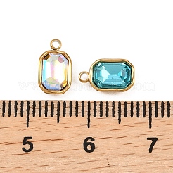 Breloques en verre&nbsp;STAS-P437-15F-G