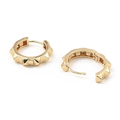 Aretes de aro con punta de latón&nbsp;EJEW-I289-16KCG