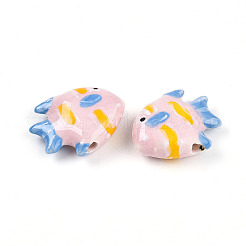 Abalorios de porcelana hechas a mano&nbsp;PORC-N009-08D