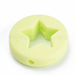 Perles focales en silicone écologiques de qualité alimentaire&nbsp;SIL-T040-11