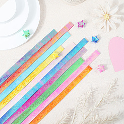 900 Stück 10 Beutel Origami-Papier mit Glückssternen&nbsp;DIY-SC0031-29